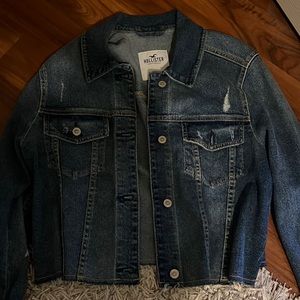 Womens Large Hollister Jean Jacket